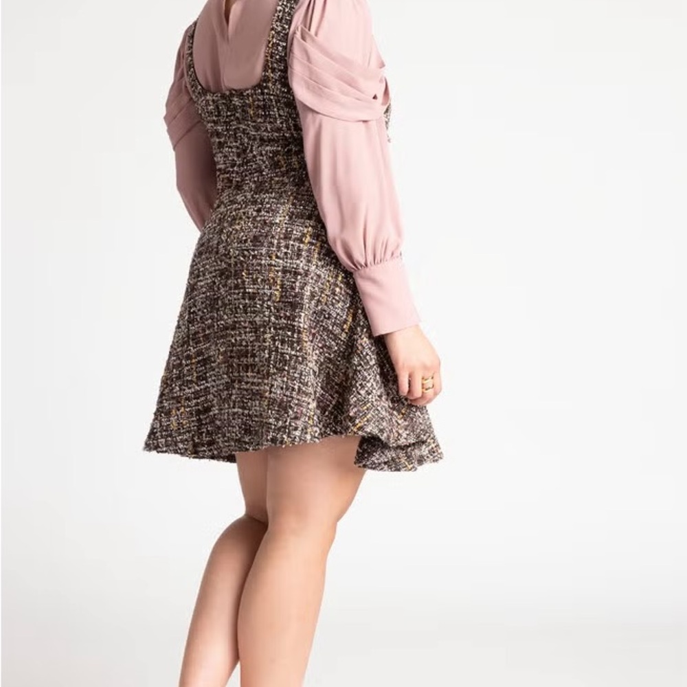 Eloquii Tweed A-Line Dress Size 30